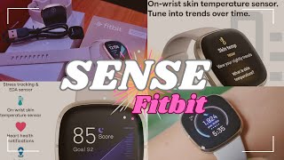 UNBOXING FITBIT SENSE ADVANCED SMARTWATCH [upl. by Khano]