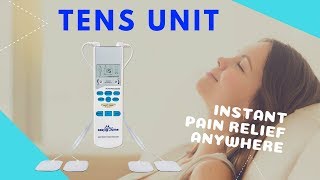 How to Use EasyHome TENS Therapy Unit for Pain Management  Model EHE009 [upl. by Eytteb]