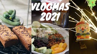 Pressure Canning Pork Zucchini Bread and Smoothie Pops  VLOGMAS 2021 [upl. by Enelez]