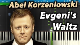 Abel Korzeniowski  Evgenis Waltz Piano Tutorial Synthesia [upl. by Assena274]