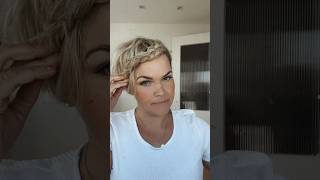 Braid on short hair hairstyle kurzhaarfrisur salirasa hairtutorial hairtok [upl. by Donaugh]