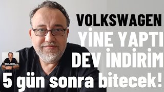 VOLKSWAGEN YİNE YAPTI Dev indirimler Kasımda da devam ediyor Volkswagen VW kampanya indirim [upl. by Trevor]