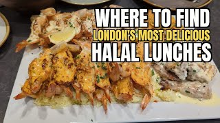 Where to Find LONDONS Most Delicious Halal Lunches [upl. by Nuyh]