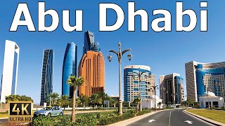 Abu Dhabi 4K  Driving Tour in 2024 [upl. by Suivatra]