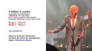 Salvatore Adamo  Le monde a mal  Concert à Genève Suisse [upl. by Royce30]