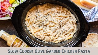 Slow Cooker Olive Garden Chicken Pasta Fun and new recipe to try [upl. by Angie]