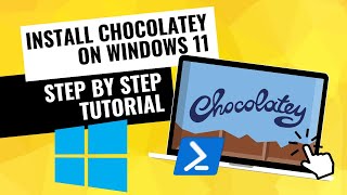 how to install Chocolatey on Windows 11 [upl. by Ralyat]