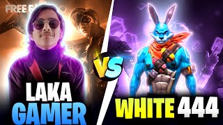 LAKA GAMER VS WHITE444👽 EMOTE BATTLE🔥 BIGGEST COMEBACK😱 [upl. by Anomer]