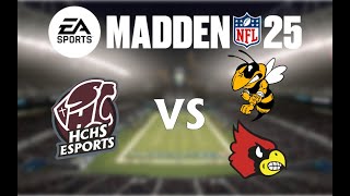 eSports Madden 25 HCHS vs Trinity HS amp Central HS 103124 [upl. by Whitaker]