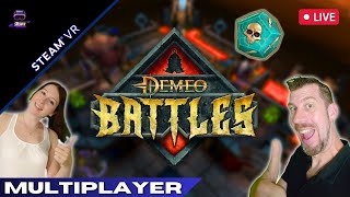 Demeo Battles  Multiplayer 2 vs 2  SteamVR  Pico4  LIVE [upl. by Lletniuq191]