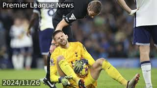 Tottenham could be forced into January goalkeeper move after Guglielmo Vicario fractures ankle [upl. by Dat]