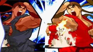 Marvel vs Capcom Arcade  Transformar a Ryu en Akuma amp Ken [upl. by Cirone]