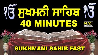 ਸੁਖਮਨੀ ਸੁੱਖ ਅੰਮ੍ਰਿਤ ਪ੍ਰਭ ਨਾਮ  Sukhmani Sahib Fast 40 Minute  ਸੁਖਮਨੀ ਸਾਹਿਬ 40 ਮਿੰਟ ਵਿੱਚ  Nvi [upl. by Hild]