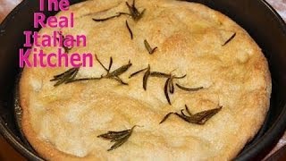 How to make traditional Focaccia  Real Italian Kitchen [upl. by Llerreg]