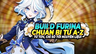 BETA Các Bước Chuẩn Bị Hoàn Hảo Build Thuỷ Thần Furina Từ TDV Chỉ Số Tới Nguyên Liệu Genshin [upl. by Annairdna570]