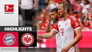 Kane Strikes Twice  FC Bayern München  Eintracht Frankfurt 21  Highlights  Matchday 31 – BULI [upl. by Adnoval]