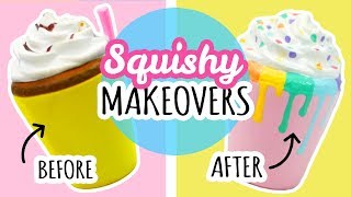 5 Squishy Makeovers  ReDecorating Cheap Squishies [upl. by Shotton526]