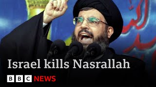 Nasrallah Assassination How Israel tracked down and killed Hezbollah leader  BBC News [upl. by Castle74]