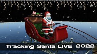 LIVE NORAD Santa Tracker 2022 [upl. by Nahor]