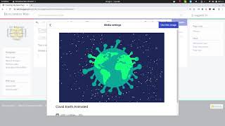 Creating new pages in Media Wiki and adding images using Visual Editor [upl. by Nyre]