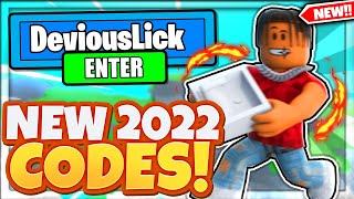 2022 ALL NEW SECRET OP CODES In Roblox Devious Lick Simulator [upl. by Okajima81]