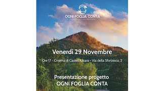 quotOgni Foglia Contaquot  Presentazione Progetto [upl. by Oatis91]