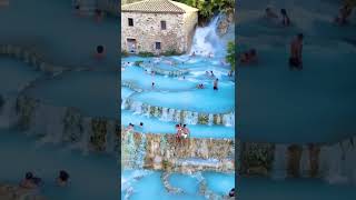 Terme di Saturnia in Tuscany Italy 💙🇮🇹 [upl. by Frannie]