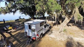 Wintering in Florida  Beautiful Free Campground [upl. by Yevreh]