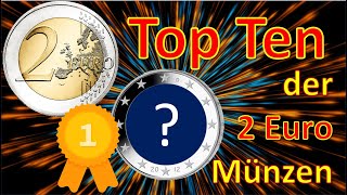 Die 10 schönsten 2Euro Münzen  Meine Top Ten [upl. by Hegyera]