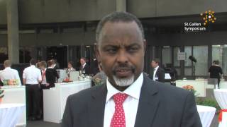 Mohamoud Ahmed Nur  43th St Gallen Symposium [upl. by Nede]