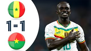 Sénégal vs Burkina Faso  Qual Coupe dAfrique  Résumé [upl. by Nagram]