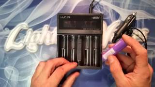 Efest LUC V4 amp LUC V2 Digital Battery Chargers  Lightning Vapes Review [upl. by Rodi]