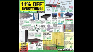 Menards Weekly Ad July 27 – August 6 2023 Bonus Deals [upl. by Ahern171]