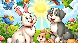 Домашние животные Domestics Animals animals животные сказка ии [upl. by Adham]