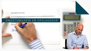 Berekenen van de omzetsnelheid opslagduur gemiddelde voorraad en inkoopwaarde van de omzet [upl. by Nipha]