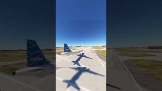 Jetblue Pilot Lands With Spoiler Failure aviation msfs2020 smoothlanding trending [upl. by Gloria]