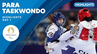 🥋 Para Taekwondo Highlights  Day 1  Paris 2024 Paralympic Games [upl. by Landel]