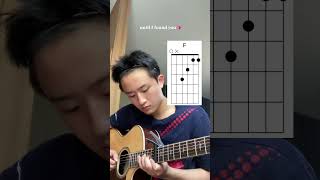 Until I found you capo 10 guitar chord tutorial guitar guitarlesson fingerstyle chords acoustic [upl. by Onaivatco]