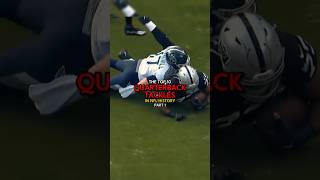 Top 10 quarterback tackles in NFL  Part 1 [upl. by Jewelle]