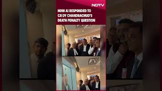 CJI DY Chandrachud  How AI Responded To Chief Justice DY Chandrachuds Death Penalty Question [upl. by Judd]