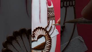 Beautiful mehndi design simply short video back hand mehndi scissor sa dil 💖 mehndi new2024sonam [upl. by Roslyn]