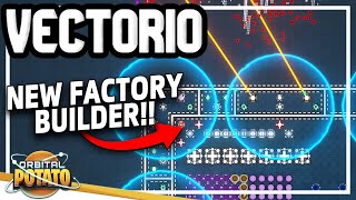 HUGE NEW Base Builder  Vectorio  Factorio  Mindustry Style Automation Defense Game [upl. by Burnie317]