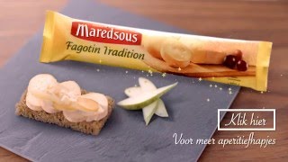 Hapjes met Maredsous Fagotin peren en amandelen [upl. by Ahsin]