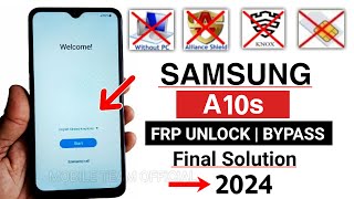 Samsung A10s SMA107F Frp Bypass Android 1011 Without PC  Google Account Unlock Samsung A10s [upl. by Yenahpets]