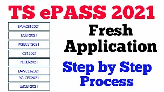 ts epass 2021 fresh Application step by step Procedure  ts epass 2021 fresh application [upl. by Mart946]