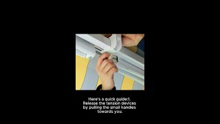 How to Take Down Double Roller Blinds [upl. by Besnard464]