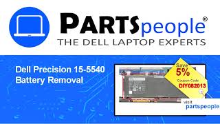 Dell Precision 155540 P56F003 Battery HowTo Video Tutorial [upl. by Aloibaf]