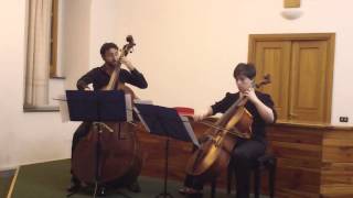 DRAGONETTI duetto per violoncello e contrabbasso full [upl. by Buckden]