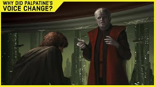 Why Did Palpatines Voice Change After Killing Mace Windu [upl. by Natica]