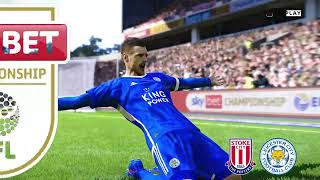 Stoke City vs Leicester City  EFL Championship 202324  Highlights PES 21 [upl. by Sweyn]